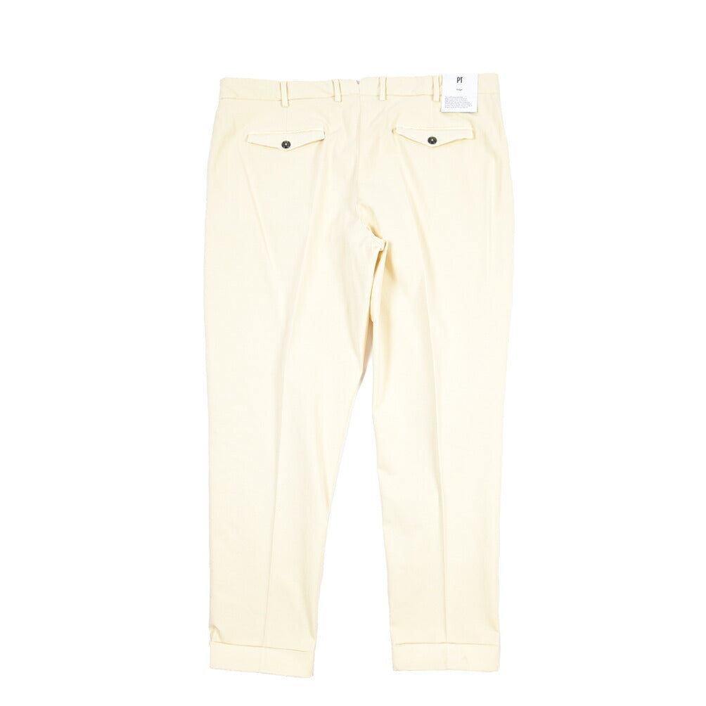 PT TORINO Edge “REBEL FIT” ストレッチコットン ワンタックパンツ