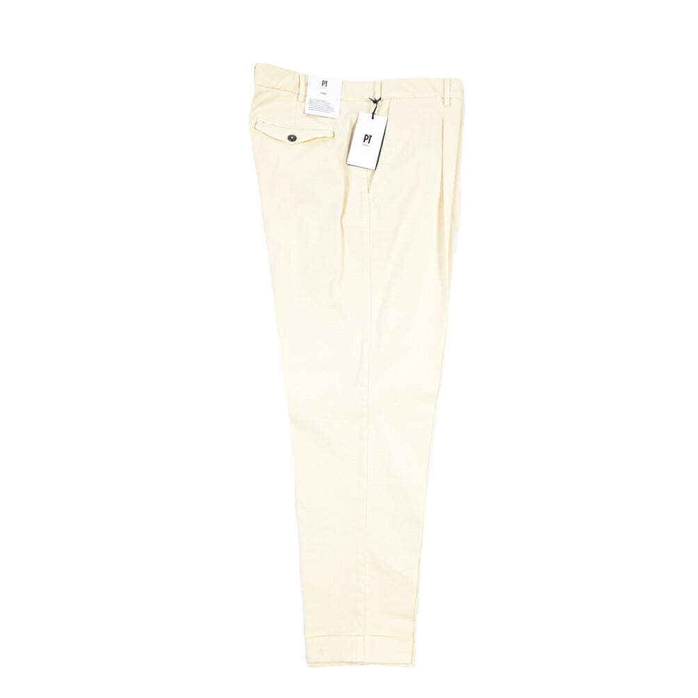 PT TORINO Edge “REBEL FIT” ストレッチコットン ワンタックパンツ