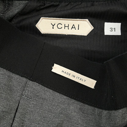 SUMMER SALE｜YCHAI “TORPEDO” レーヨン混 ノータックジョージーパンツ / SLIM FIT