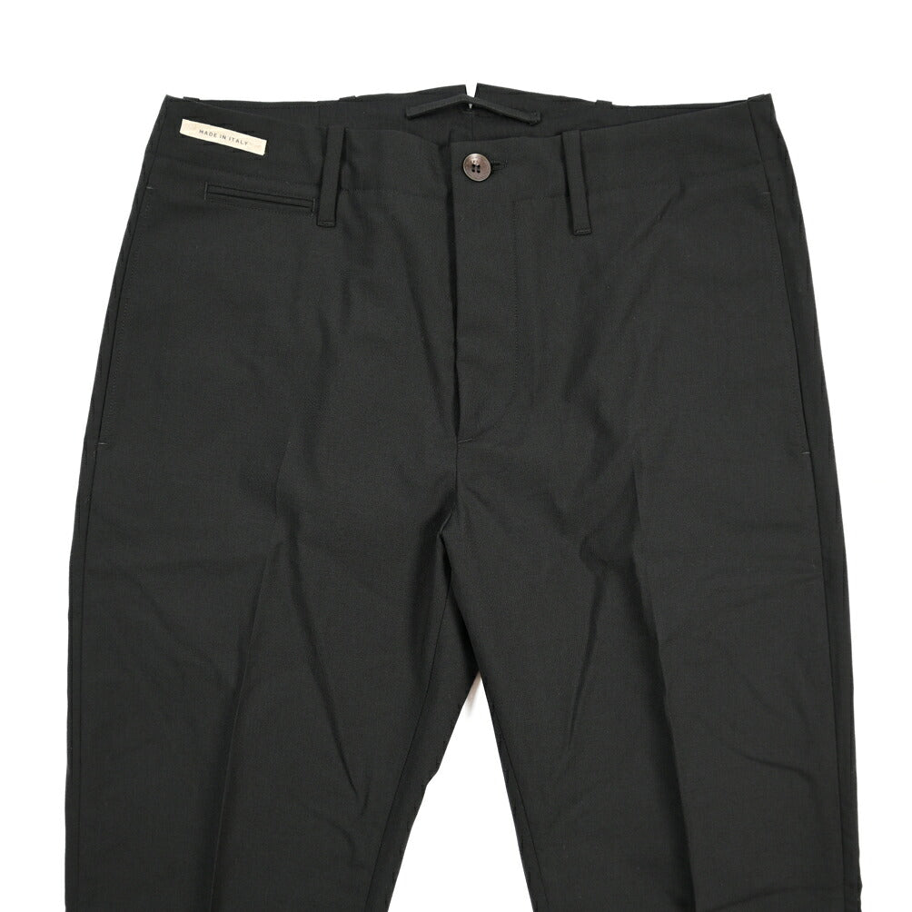YCHAI ストレッチウール ノータックパンツ / TAPERED FIT