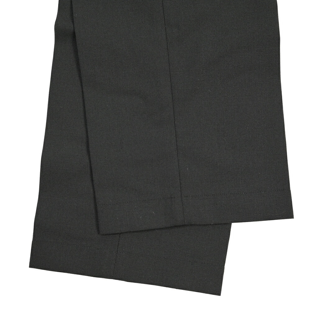 YCHAI ストレッチウール ノータックパンツ / TAPERED FIT