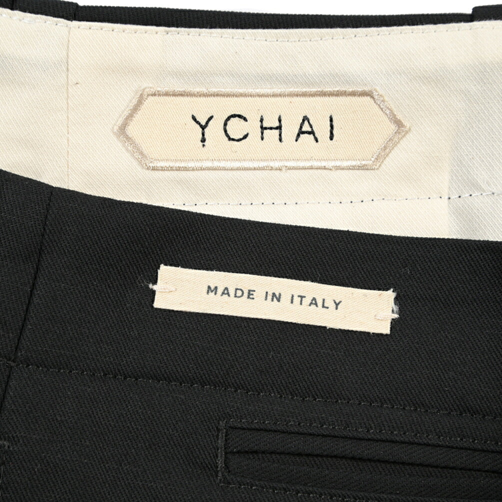 SUMMER SALE｜YCHAI “ROBUSTO” リネン混コットン ノータックパンツ / TAPERED FIT