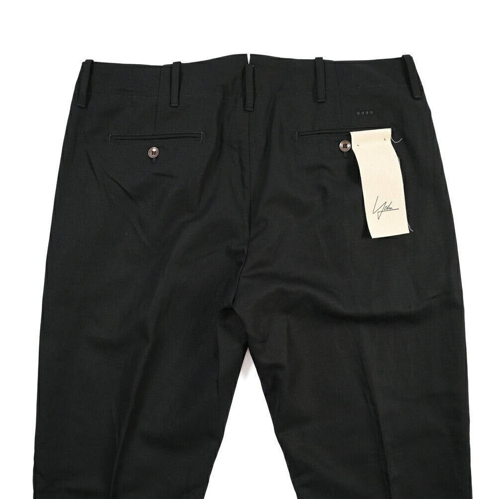 SUMMER SALE｜YCHAI “ROBUSTO” リネン混コットン ノータックパンツ / TAPERED FIT