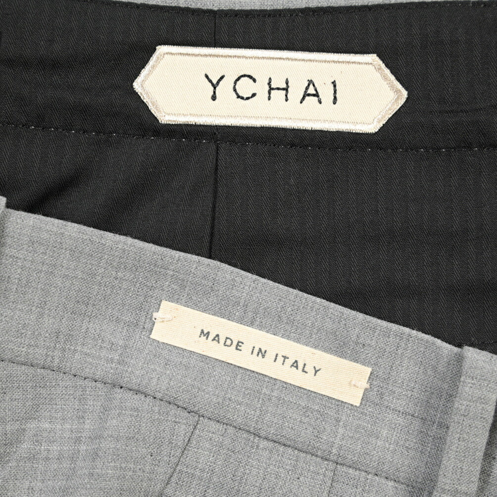 SUMMER SALE｜YCHAI ストレッチウール ツータックスラックス / TAPERED FIT