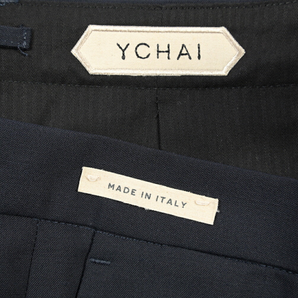 SUMMER SALE｜YCHAI “PANATELA” ストレッチウール ノータックスラックス / SKINNY FIT