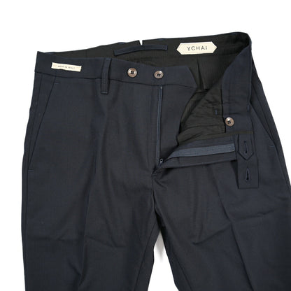 SUMMER SALE｜YCHAI “PANATELA” ストレッチウール ノータックスラックス / SKINNY FIT
