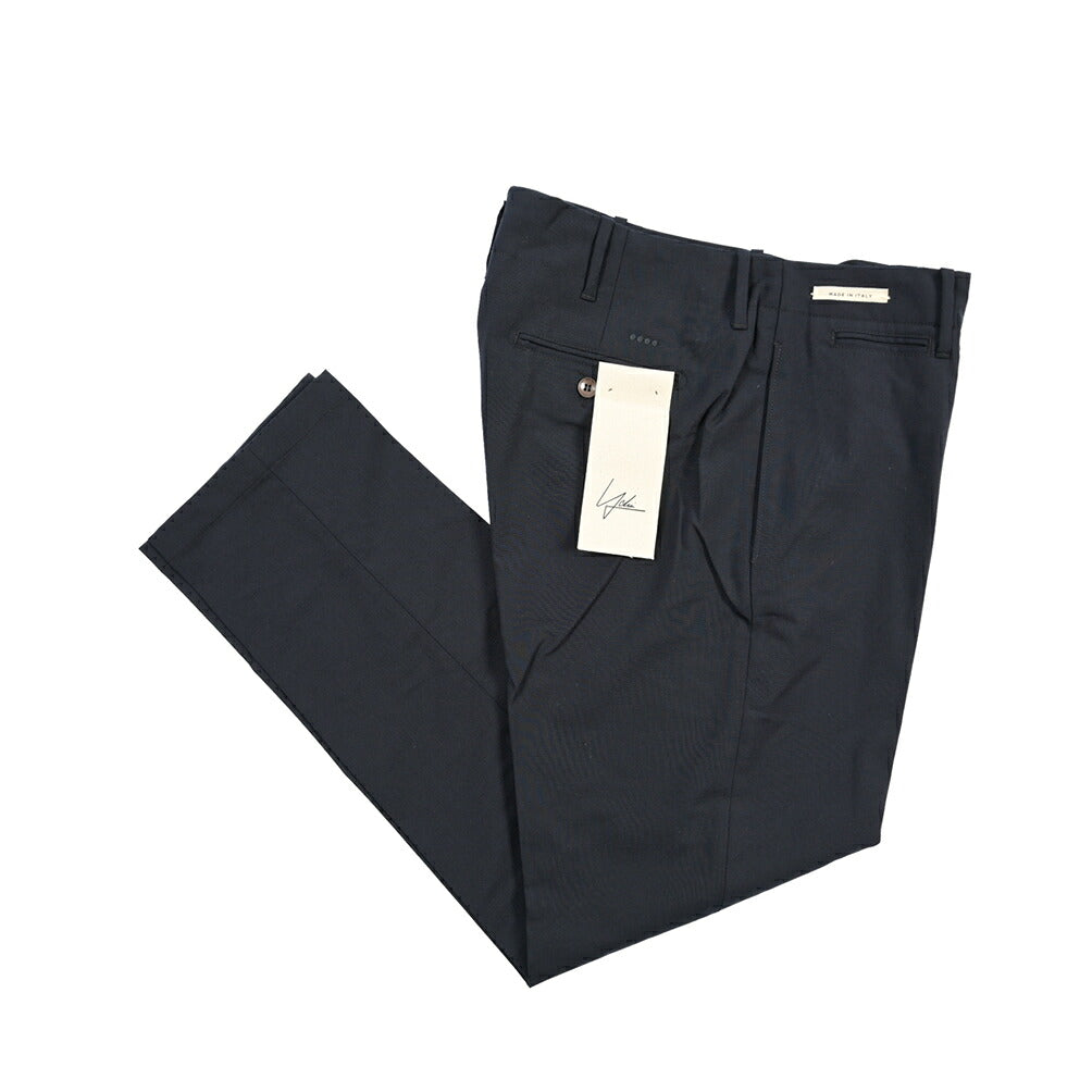 SUMMER SALE｜YCHAI “ROBUSTO” リネン混コットン ノータックパンツ / TAPERED FIT