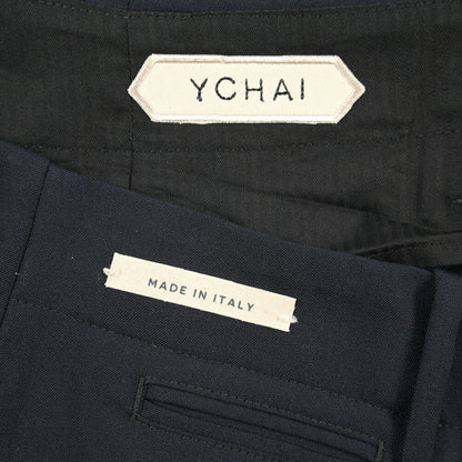 SUMMER SALE｜YCHAI “ROBUSTO” リネン混コットン ノータックパンツ / TAPERED FIT