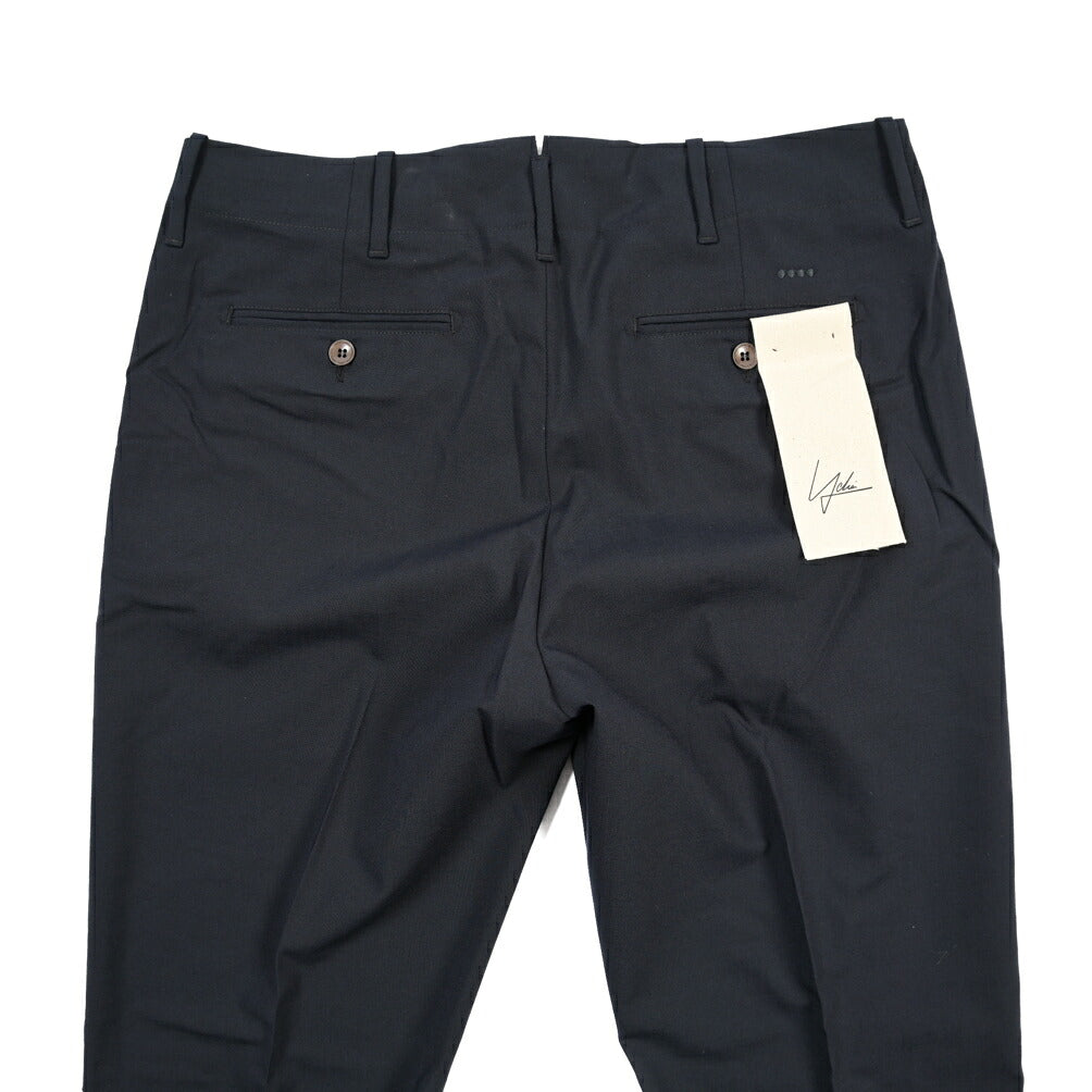 SUMMER SALE｜YCHAI “ROBUSTO” リネン混コットン ノータックパンツ / TAPERED FIT