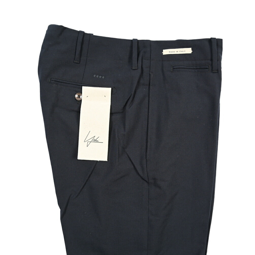 SUMMER SALE｜YCHAI “ROBUSTO” リネン混コットン ノータックパンツ / TAPERED FIT