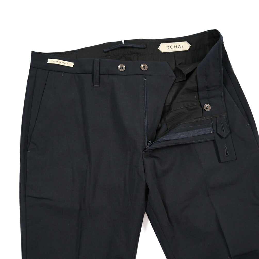 SUMMER SALE｜YCHAI “PANATELA” ストレッチウール ノータックスラックス / SKINNY FIT