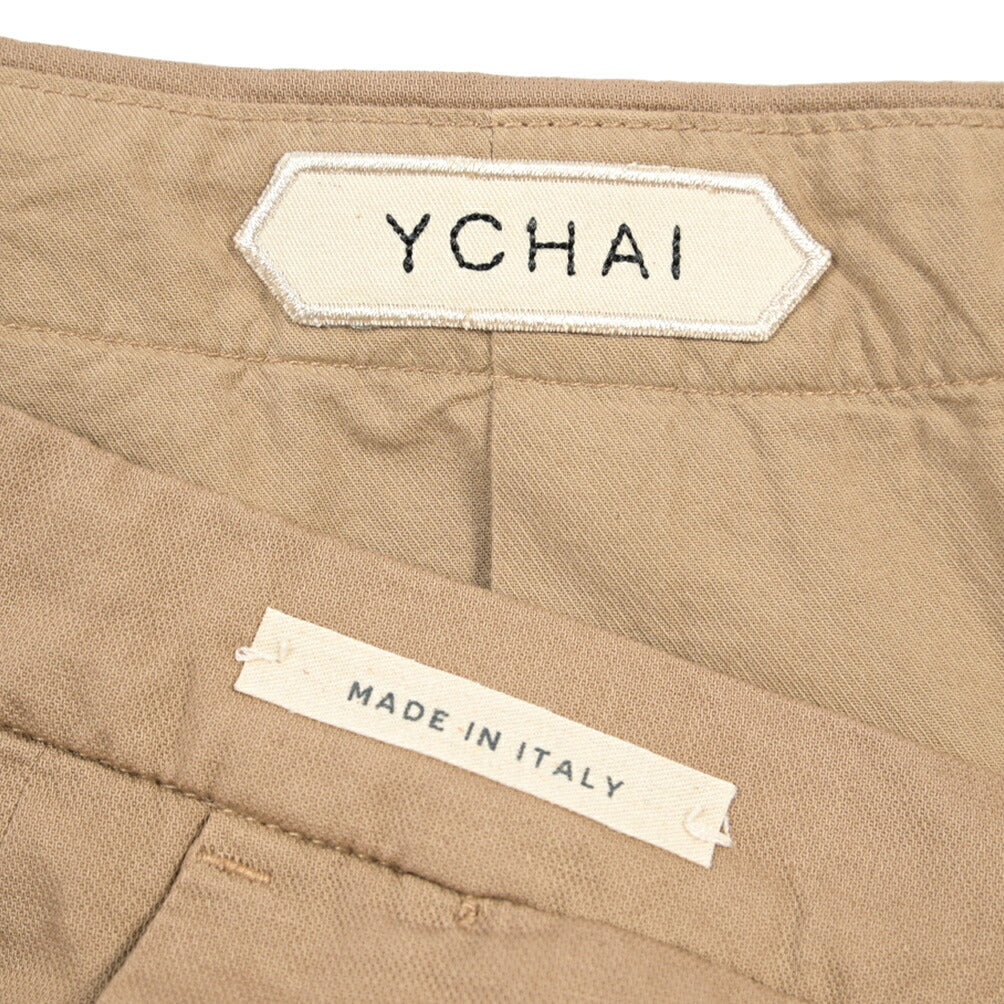 SUMMER SALE｜YCHAI リネン混コットン ノータックパンツ / SKINNY FIT