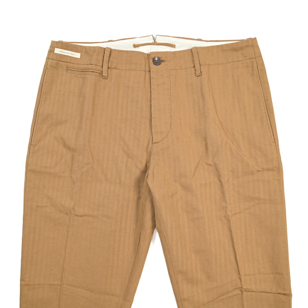 SUMMER SALE｜YCHAI “ROBUSTO” リネン混コットン ノータックパンツ