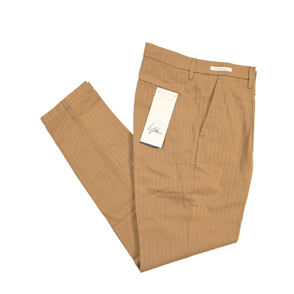 SUMMER SALE｜YCHAI リネン混コットン ワンタックパンツ