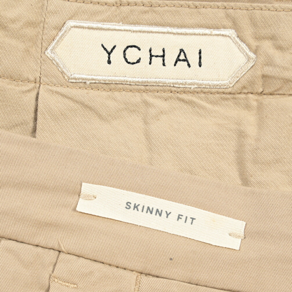 SUMMER SALE｜YCHAI “ストレッチコットン ノータックチノパンツ / SKINNY FIT