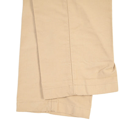 YCHAI “ROBUSTO” コットン100% ノータックチノパンツ / TAPERED FIT