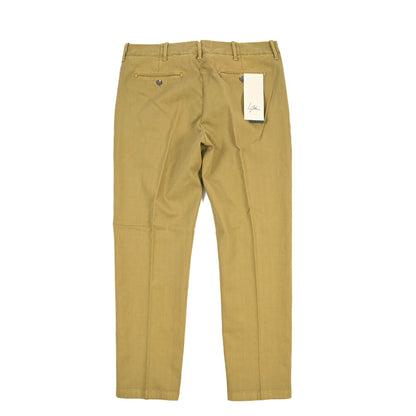 YCHAI “ROBUSTO” ストレッチコットン ノータックチノパンツ / TAPERED FIT