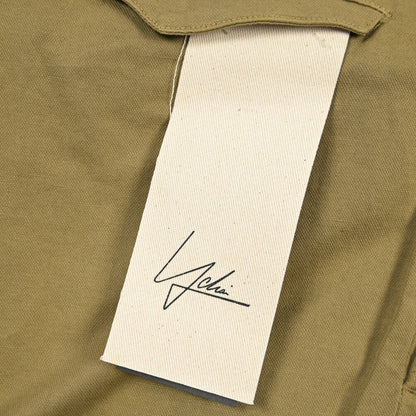 YCHAI “ROBUSTO” リネン混コットン ツータックストレッチパンツ / TAPERED FIT
