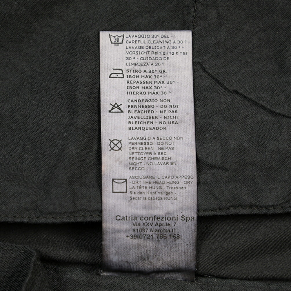 YCHAI “PANATELA” ストレッチコットン ノータックチノパンツ / SKINNY FIT