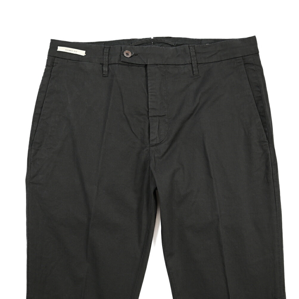 YCHAI “PANATELA” ストレッチコットン ノータックチノパンツ / SKINNY FIT