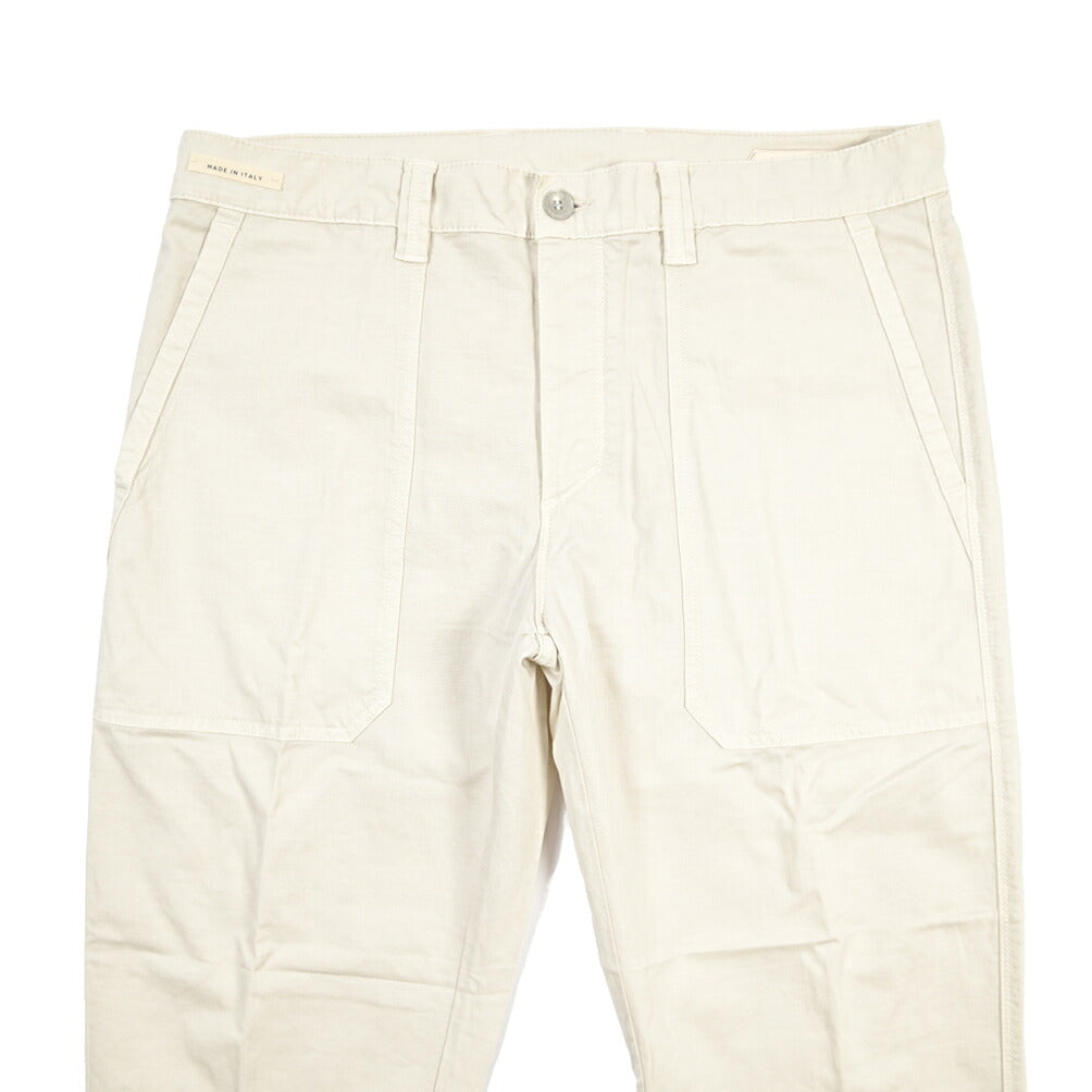 YCHAI “ROBUSTO” リネン混コットン ベイカーパンツ / TAPERED FIT
