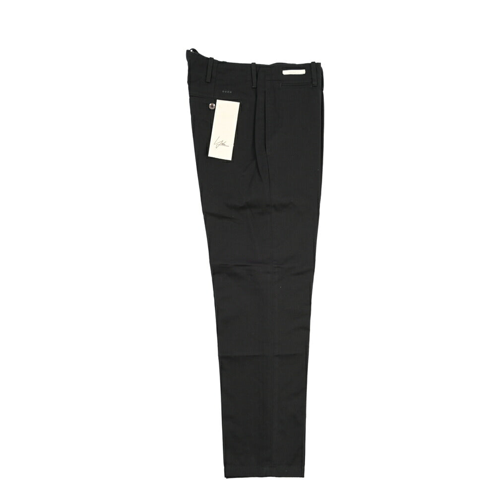 YCHAI “ROBUSTO” コットン100% ノータックチノパンツ / TAPERED FIT