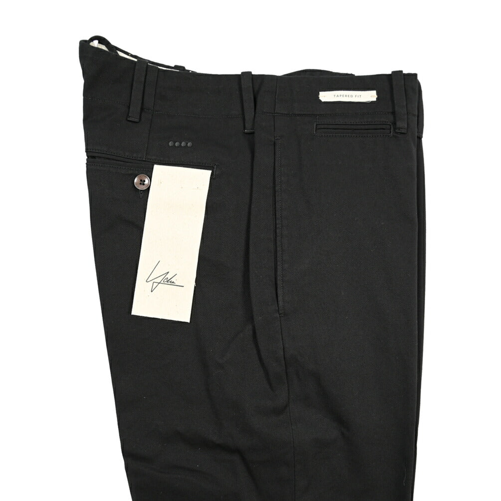 YCHAI “ROBUSTO” コットン100% ノータックチノパンツ / TAPERED FIT