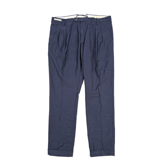 YCHAI “ROBUSTO” コットン100% ツータックチノパンツ / TAPERED FIT