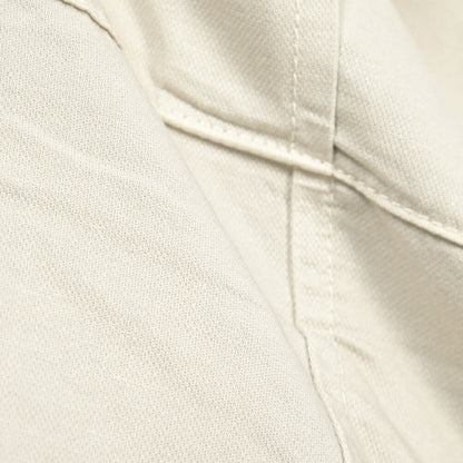 YCHAI “ROBUSTO” リネン混コットン ノータックカーゴパンツ / TAPERED FIT