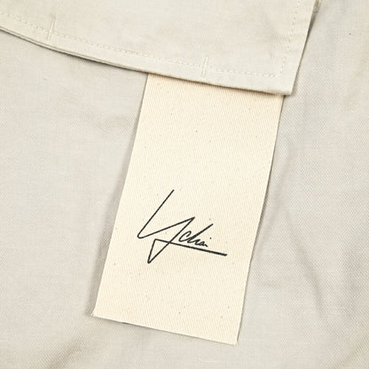 YCHAI “ROBUSTO” リネン混コットン ノータックカーゴパンツ / TAPERED FIT