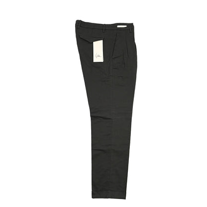 YCHAI “ROBUSTO” リネン混コットン ツータックパンツ / TAPERED FIT