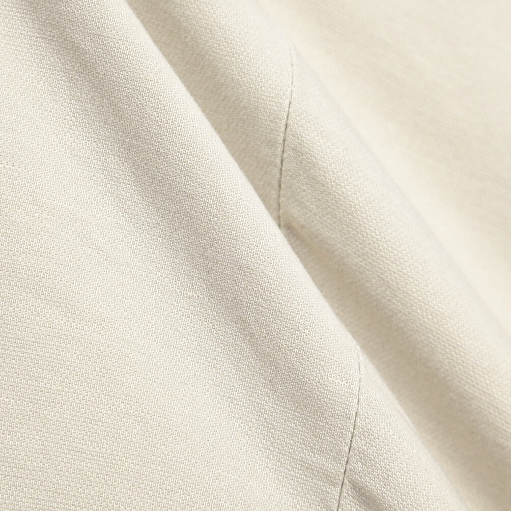 YCHAI “ROBUSTO” リネン混コットン ツータックパンツ / TAPERED FIT