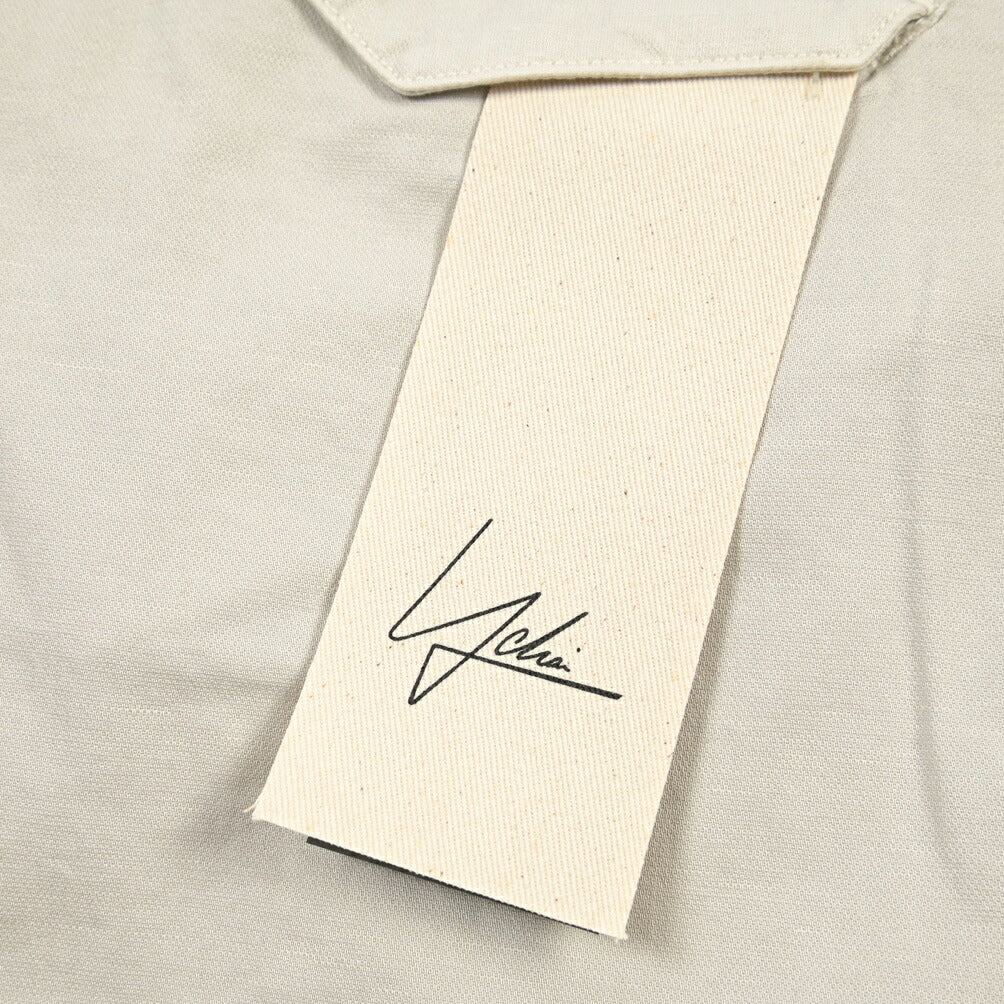 YCHAI “ROBUSTO” リネン混コットン ツータックパンツ / TAPERED FIT