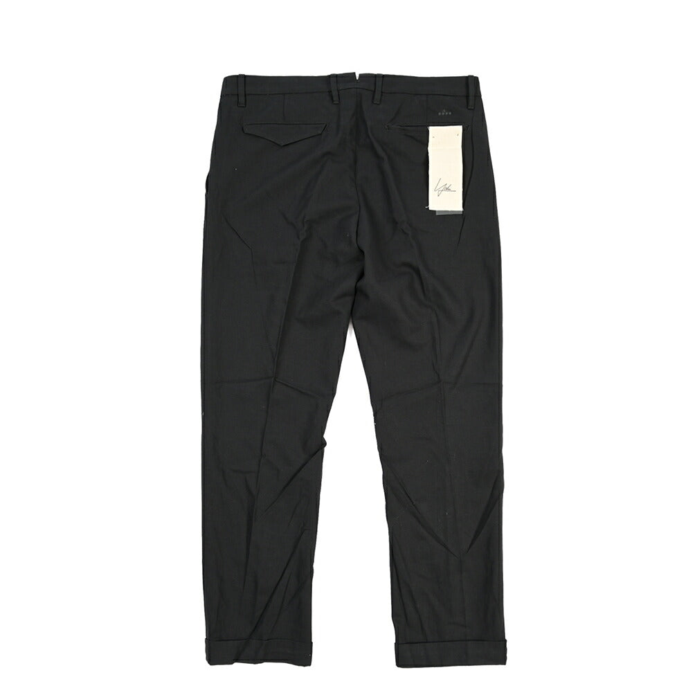 YCHAI “ROBUSTO” リネン混コットン ツータックパンツ / TAPERED FIT