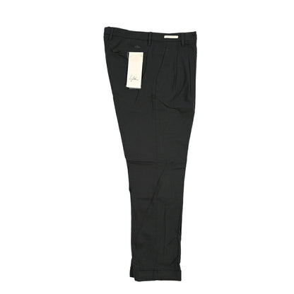 YCHAI “ROBUSTO” リネン混コットン ツータックパンツ / TAPERED FIT