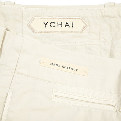 YCHAI “ROBUSTO” ストレッチコットン ノータックチノパンツ / TAPERED FIT