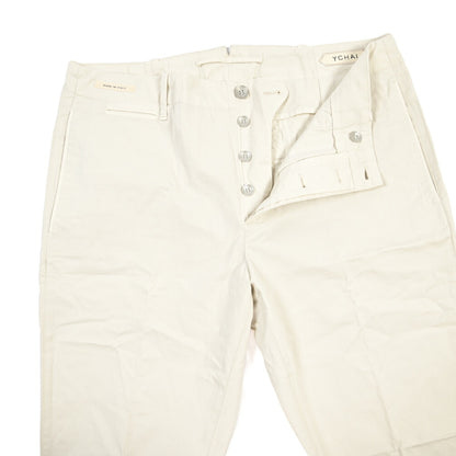 YCHAI “ROBUSTO” ストレッチコットン ノータックチノパンツ / TAPERED FIT
