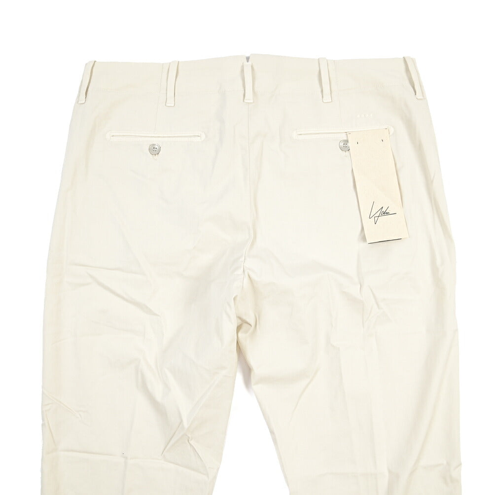YCHAI “ROBUSTO” ストレッチコットン ノータックチノパンツ / TAPERED FIT