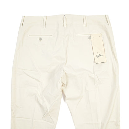 YCHAI “ROBUSTO” ストレッチコットン ノータックチノパンツ / TAPERED FIT
