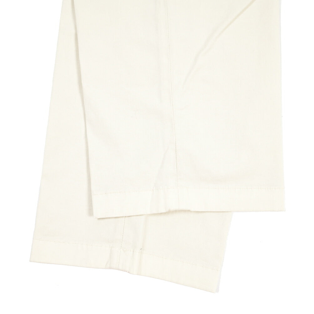 YCHAI “ROBUSTO” ストレッチコットン ノータックチノパンツ / TAPERED FIT