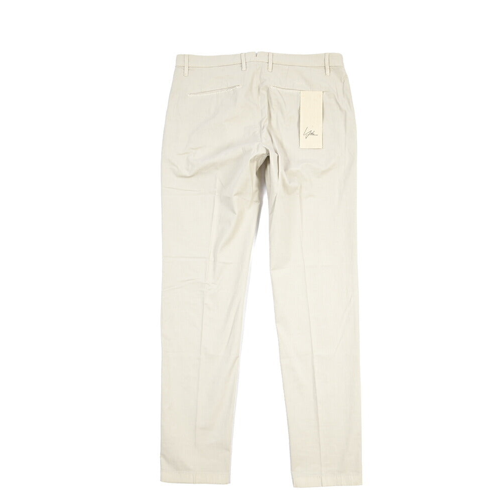 YCHAI “PANATELA” ストレッチコットン ノータックチノパンツ / SKINNY FIT