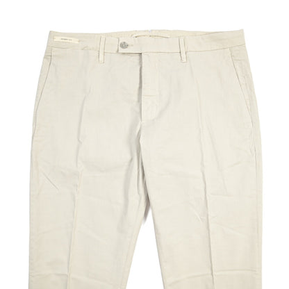 YCHAI “PANATELA” ストレッチコットン ノータックチノパンツ / SKINNY FIT