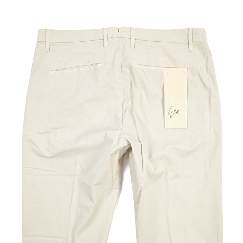 YCHAI “PANATELA” ストレッチコットン ノータックチノパンツ / SKINNY FIT