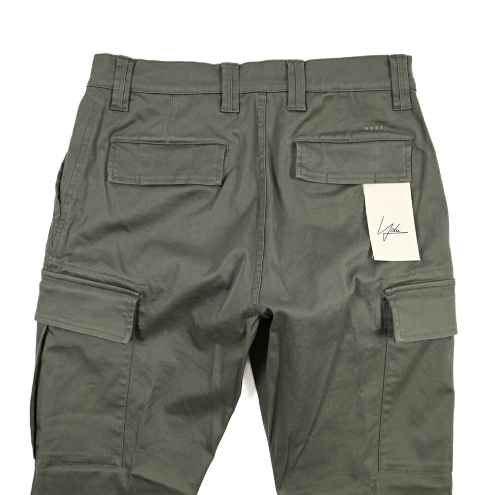 YCHAI “ROBUSTO” ストレッチコットン ノータックカーゴパンツ / TAPERED FIT