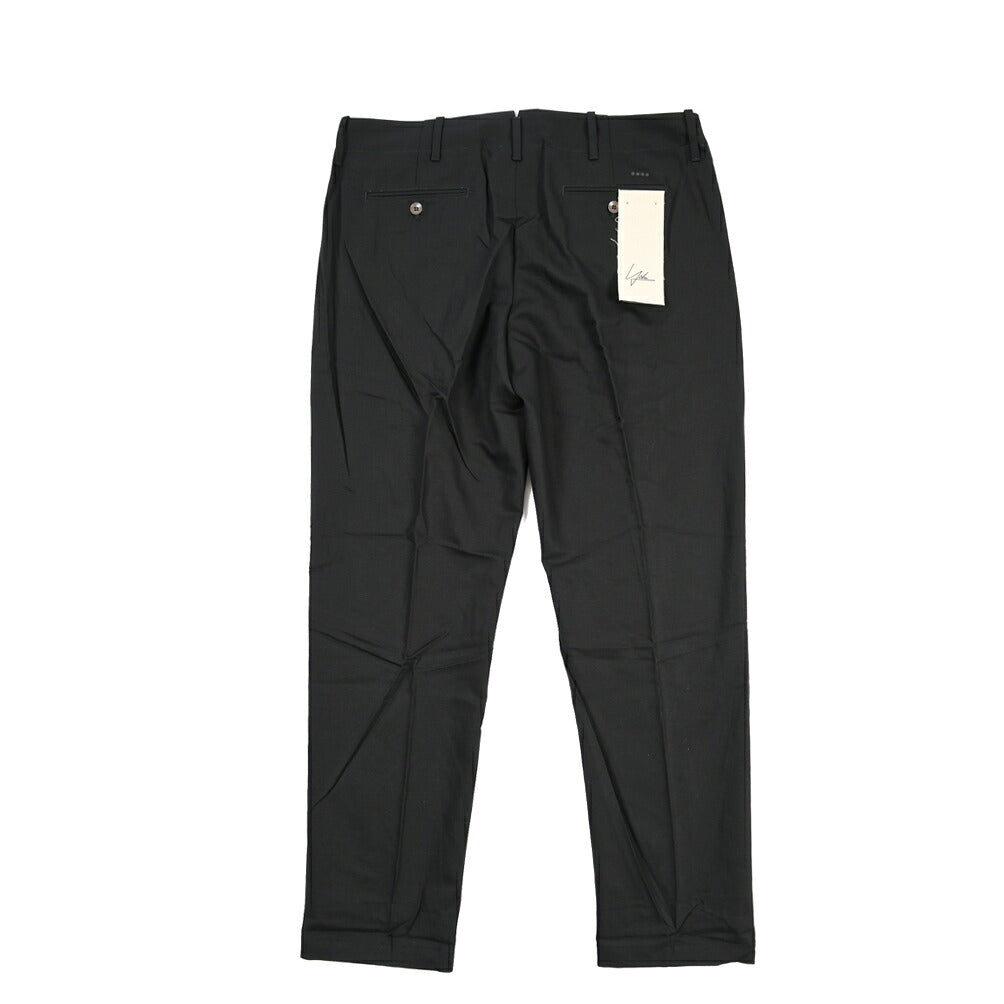 YCHAI “ROBUSTO” リネン混コットン ノータックパンツ / TAPERED FIT