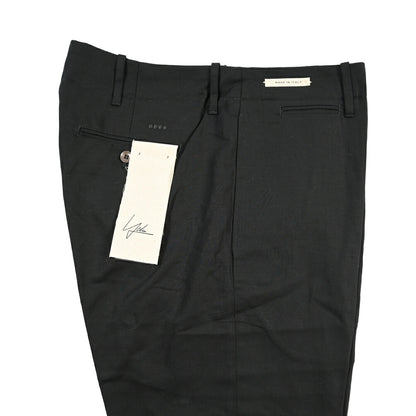 YCHAI “ROBUSTO” リネン混コットン ノータックパンツ / TAPERED FIT