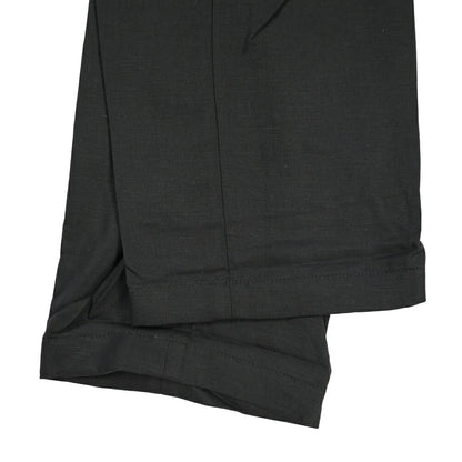 YCHAI “ROBUSTO” リネン混コットン ノータックパンツ / TAPERED FIT