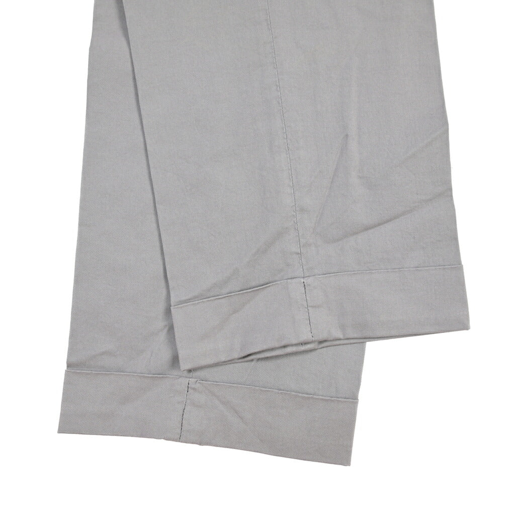 YCHAI “ROBUSTO” ストレッチコットン ツータックチノパンツ / TAPERED FIT