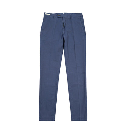 YCHAI “PANATELA” ストレッチコットン ノータックチノパンツ / SKINNY FIT