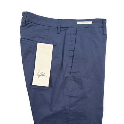 YCHAI “PANATELA” ストレッチコットン ノータックチノパンツ / SKINNY FIT